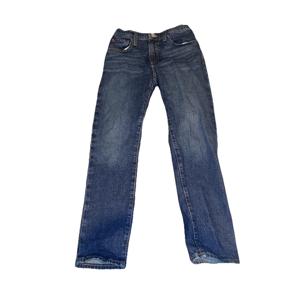 Gap Kids Size 10 Boys Slim Taper Blue Jeans Adjustable Waist Denim Pants